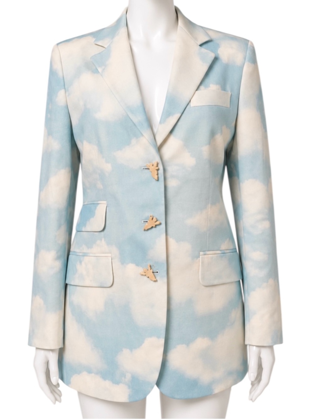 1990’s Moschino Cheap & Chic Cloud Sky Printed Blazer